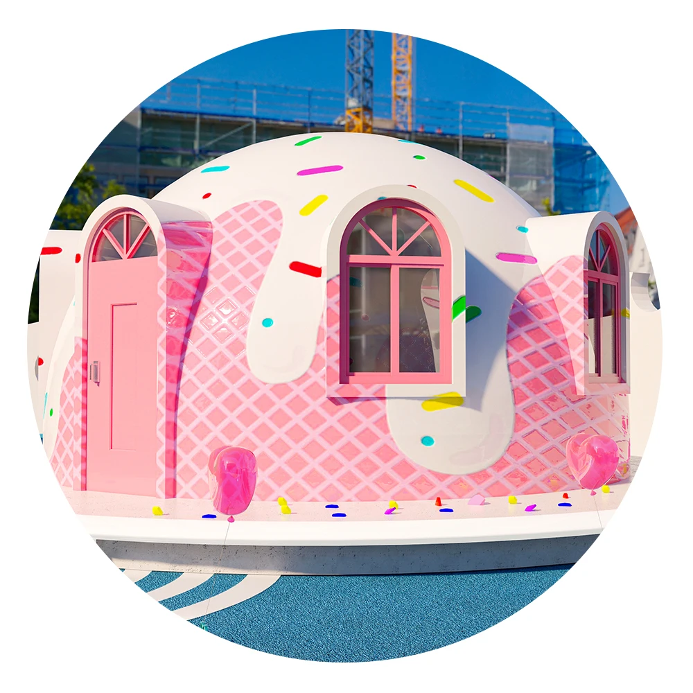 Dome House Modular High quality polystyrene prefabricated  round transparent tent