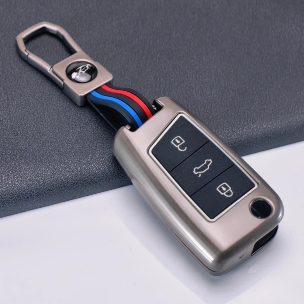 Funda de Aleación de Zinc para Llave de Coche Volkswagen VW Polo Golf 7 MK7, Skoda Octavia Combi, SEAT León Ibiza CUPTRA, 2025
