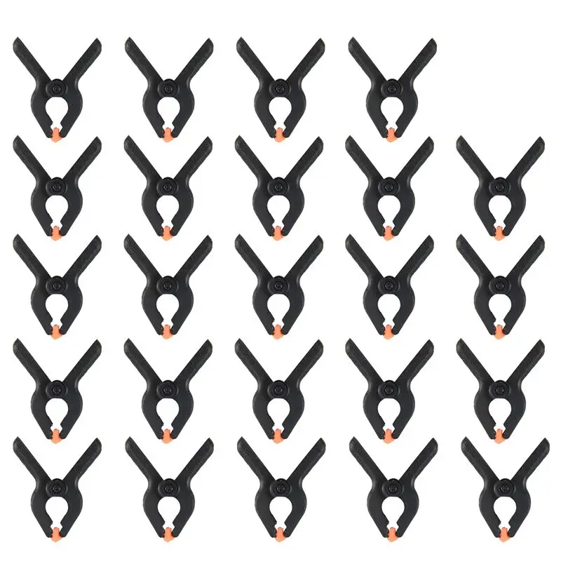 ABKJ-24X Spring Clamps, Plastic Glue Clamps For Universal Use In The Home, Workshop, Photography Or Model Making
