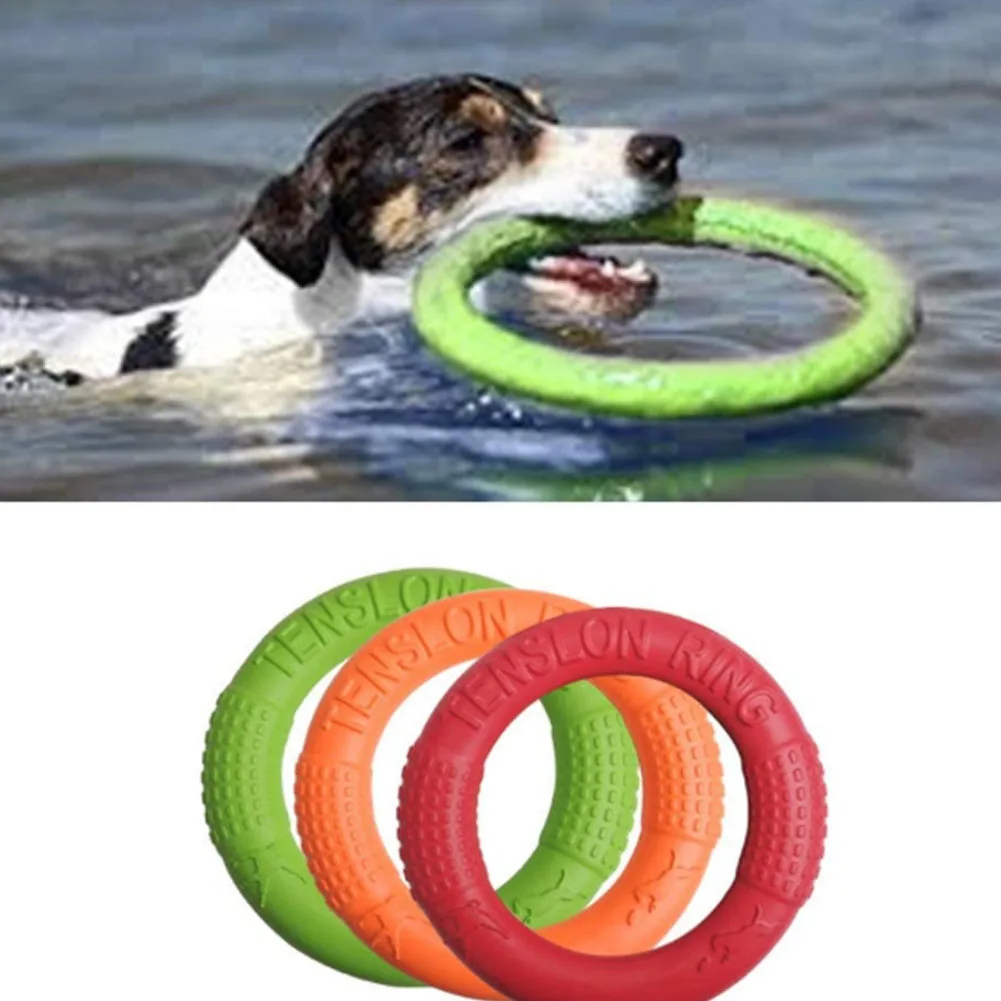 Floating Water Dog Toys Pet  Training Ring Interactive Toy Puller Resistant Aggressive Chewing for Small Dogs