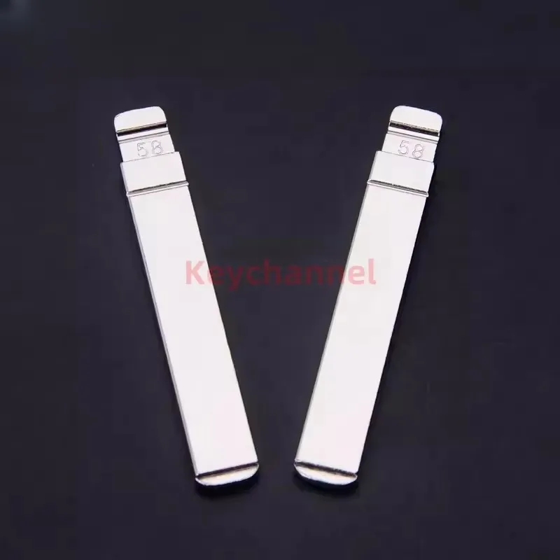 10/20/30/50pcs Car Key Blade VA2 KD Key Blank 58# for Peugeot 207 Citroen C2 C3 Smart Renualt Clio3 Duster for KEYDIY Xhorse