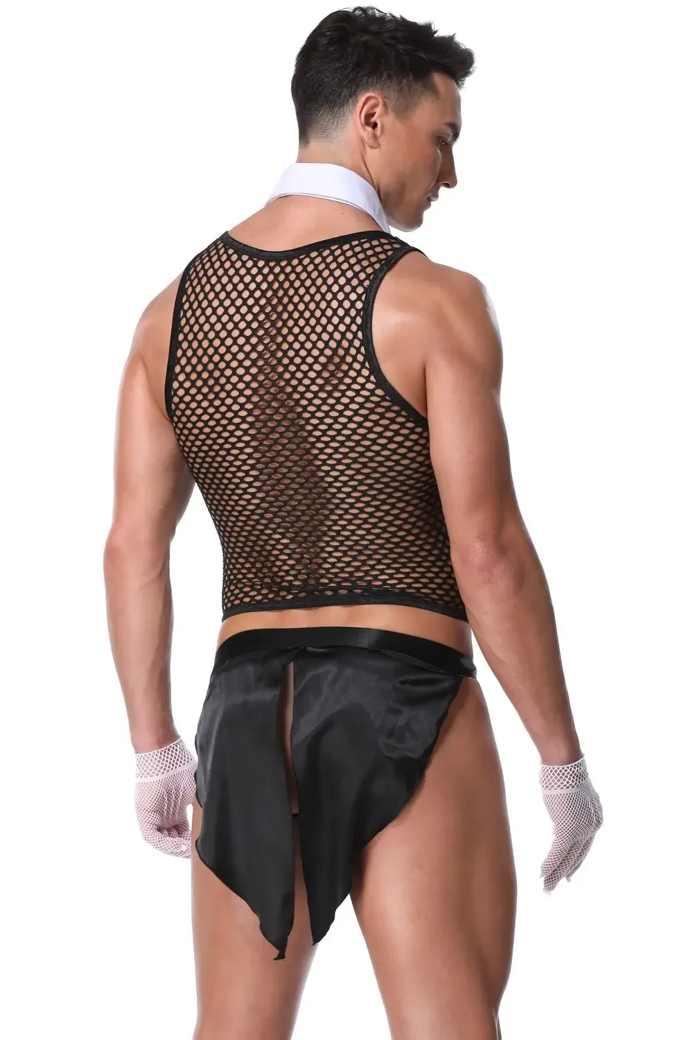 Hot Erotic Men Sexy Waiter Outfit Cosplay Costume Men Maid Lingerie Cosplay Costumes For Sexy Men