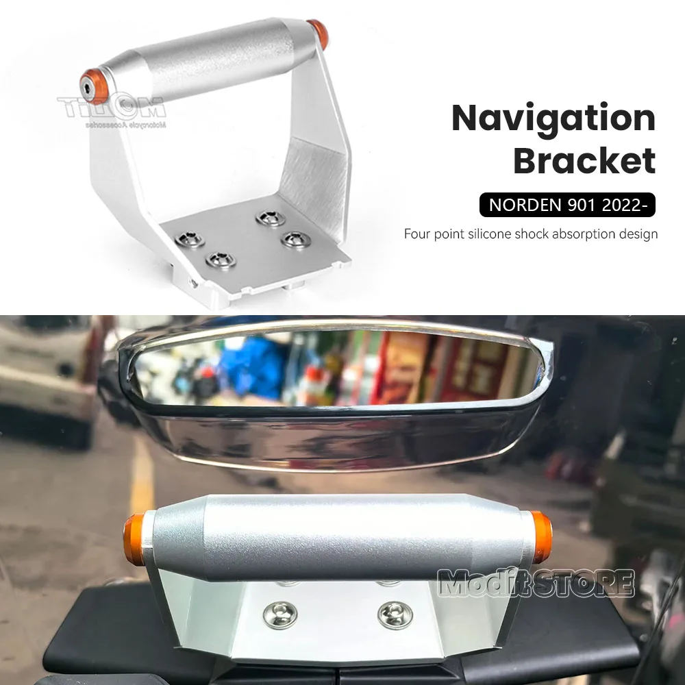 For Husqvarna Norden 901 Norden901 2022 2023 Motorcycle Accessories SMART Phone GPS Navigation Plate Bracket Handlebar Holder