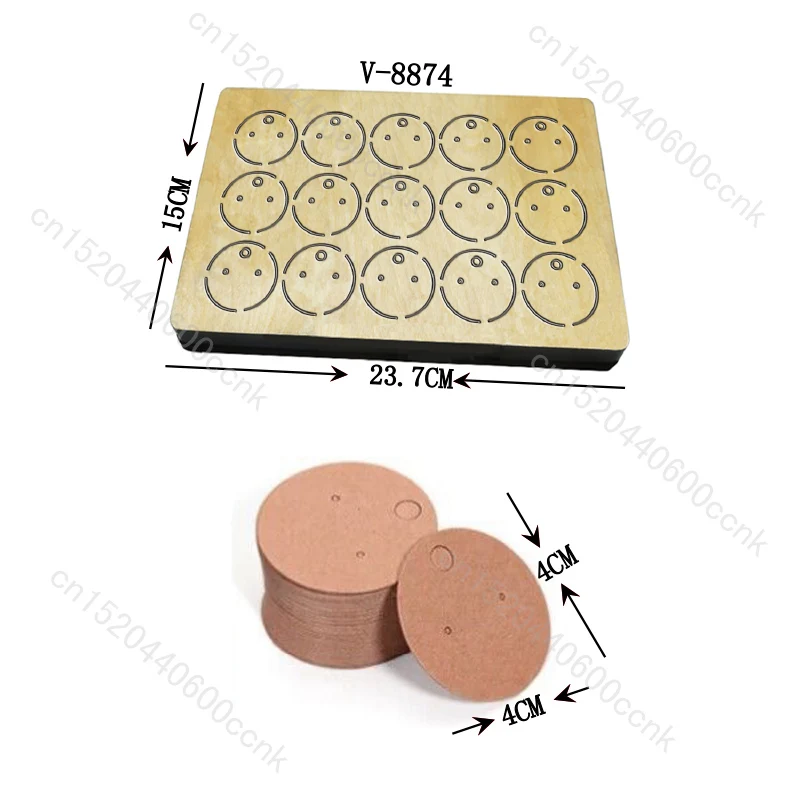

Деревянные штампы для скрапбукинга, новая круглая карта, несколько размеров, V-8874