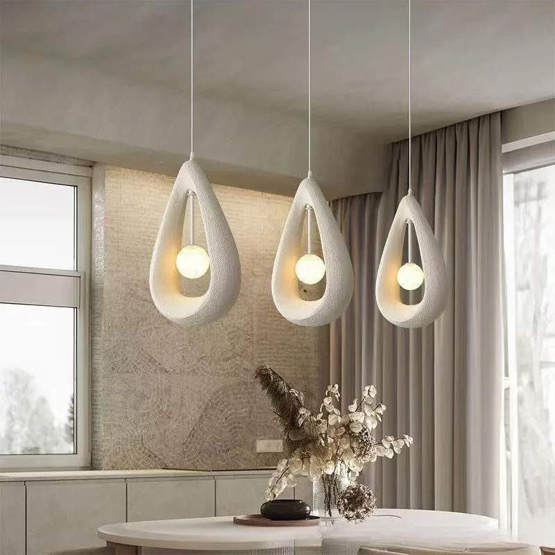 Nordic wabi wind art chandelier,dining table bar creative simplicity personality designer restaurant store commercial chandelier