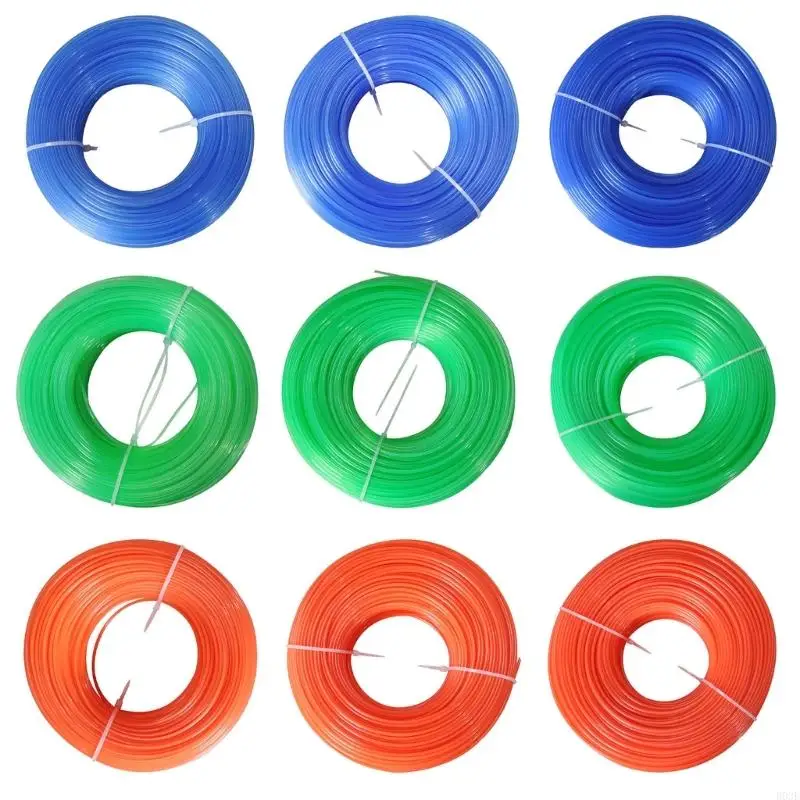 

Nylon String Trimmer Line 1.6/2.0/2.4mm Diameter 100m Length Lawn Mower Cutting Wire Cord for Efficient Lawn Mowing B03E