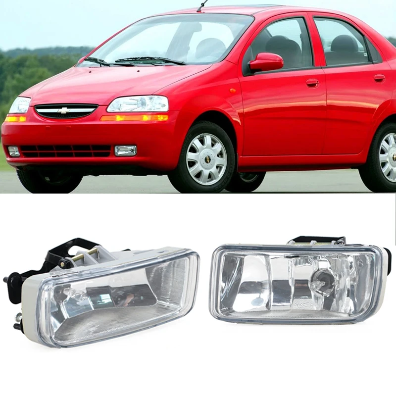 

For CHEVROLET AVEO 2004 2005 2006 Headlight DRL Running Lights Fog Lights Front Bumper Foglamp Car Accessories 96540527 96540526