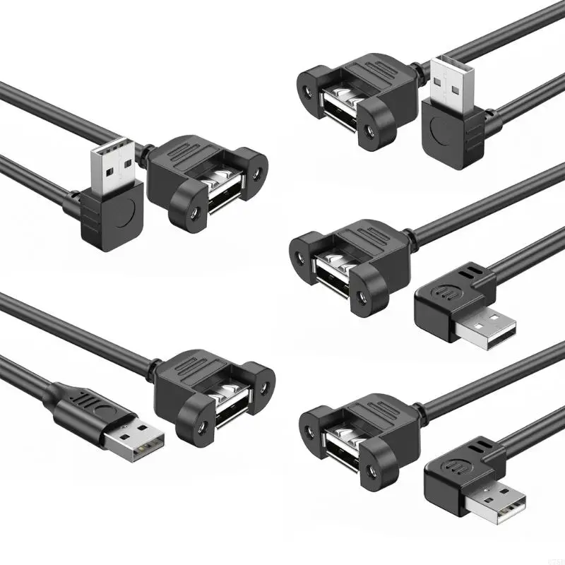 U75B USB 2.0 Male to Female Extension Wire with Reinforced Joint Power Connection Cable Cord Wire for Small Electronics