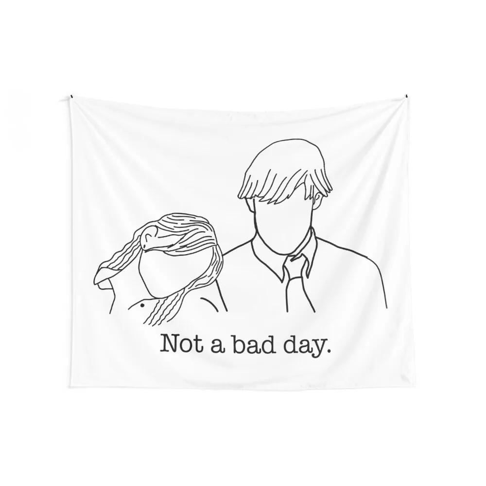 ليس يومًا سيئًا، نسيج على الحائط، ديكور لطيف لتزيين الغرفة، نسيج جمالي