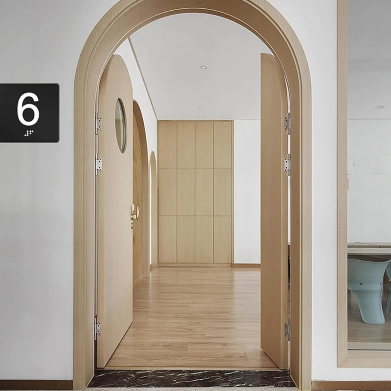 Exam Room Sign Numbers with Braille and Tactiles Identification Signs Numbers best sale
