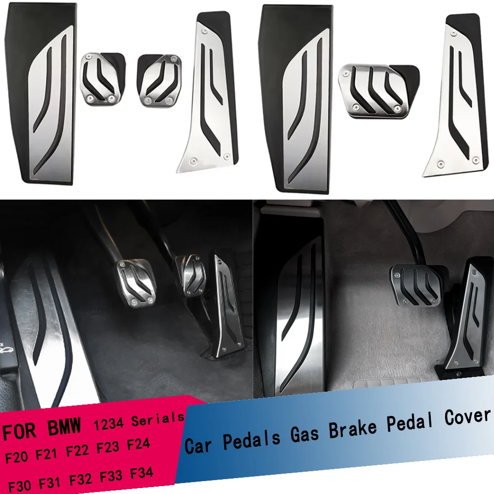 Car Pedals Cover for BMW 1234 Serials F20 F21 F22 F23 F24 F30 F31 F32 F33 F34 F35 F36 F80 F82 F83 E81 E82 E88 E90 E91 E92 E93