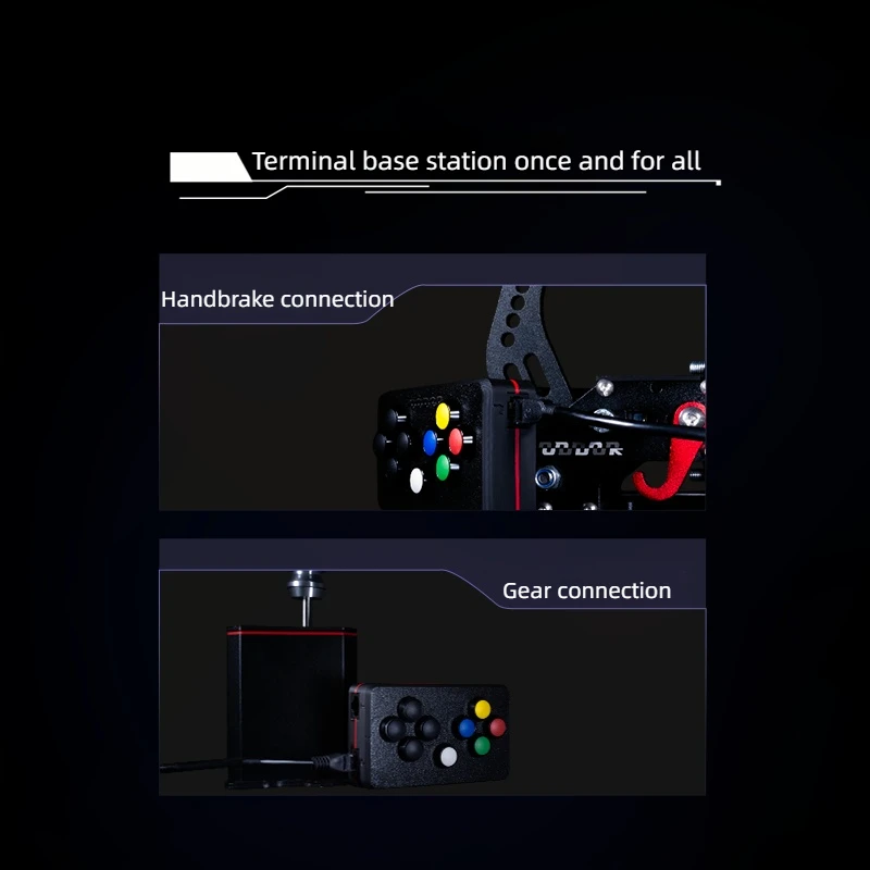 ‌ODDOR PS5 Sim Racing Handbrake & Shifter Combo, Fit for Any Wheel Base,  designed for DiRT Rally and WRC games