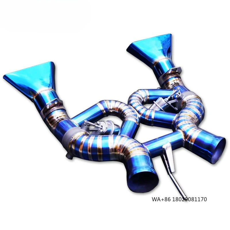 

Выхлоп Catback для MP4-12C 3.8T 2012-2014, производительная выхлопная труба, управление выпускным клапаном из титанового сплава