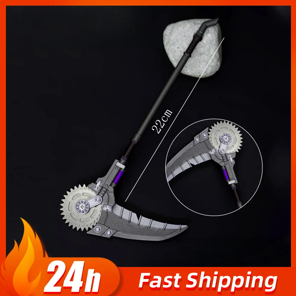 Game for Peace Game Peripheral War Scythe Shattered Blade weapons Model Cosplay Prop Toy knife Unsharpened Ornaments Gifts Boys