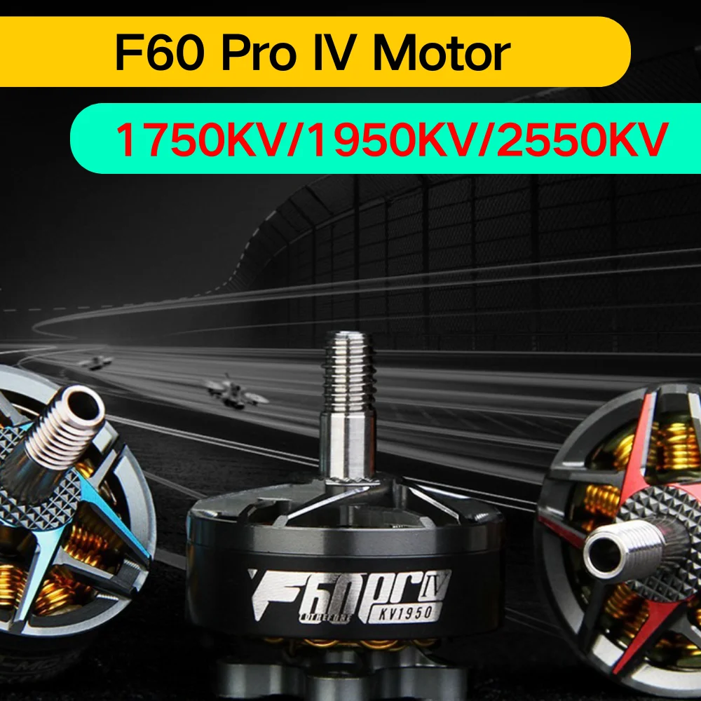 

T-Motor F60 Pro IV V2.0 1750KV 1950KV 2550KV 4-6S бесщеточный двигатель для радиоуправляемого дрона FPV Racing