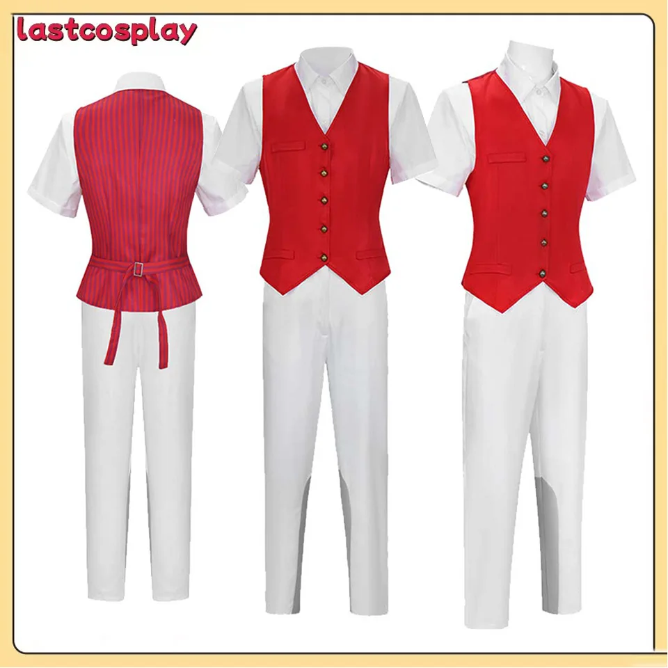 

Movie Wicked Roleplay Prince Fiyero Costume Men Cosplay Disguise Shirt Vest Pants Outfits Halloween Carnival Fancy Party Suit