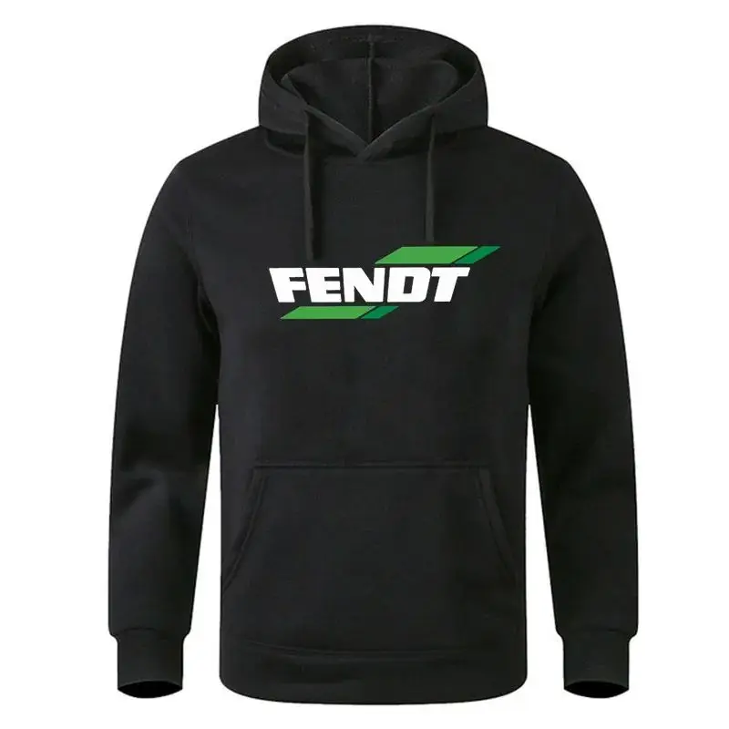 2025 Spring Winter Sweatshirt Tractor FENDT Hoodies high quality Brand Pullover Warm Fleece Hoody Casual Streetwear