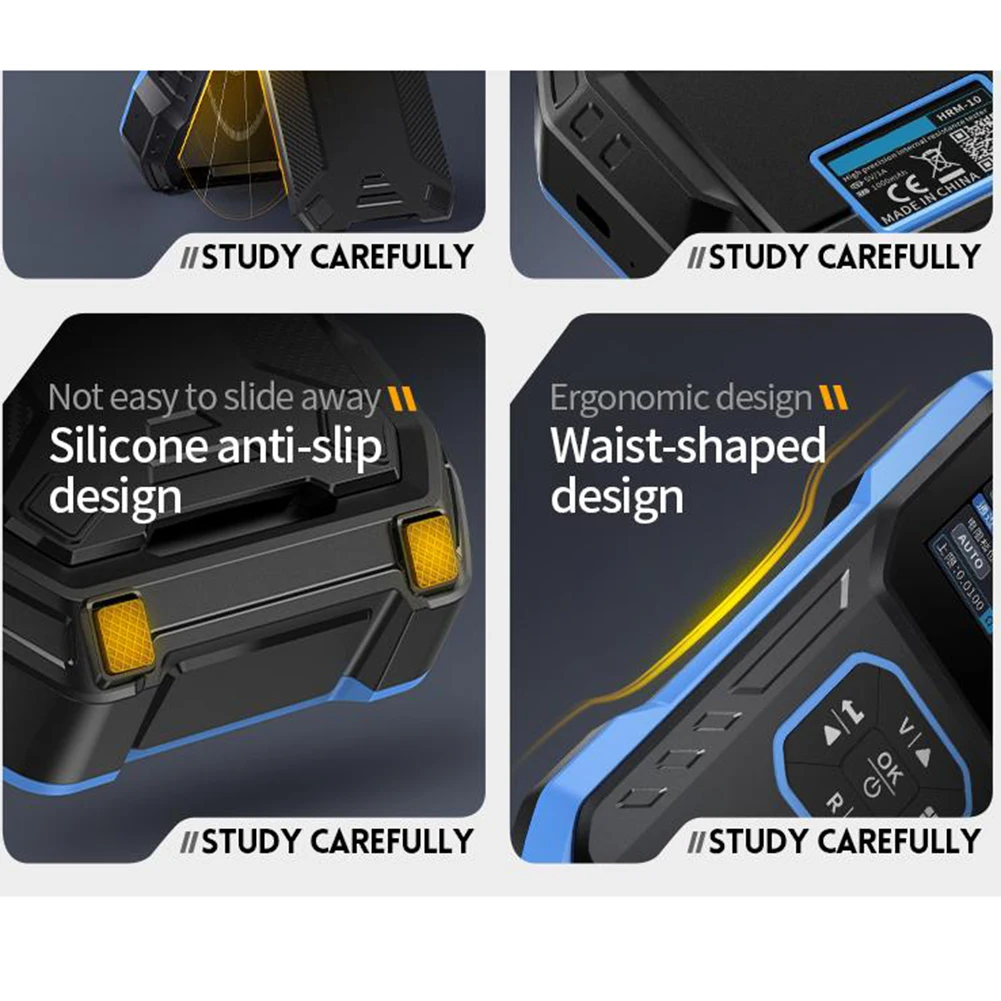 HRM-10 Internal Resistance Meter High Precision Voltage Resistance Measuring Home Tool Supplies Instruments And Accessories