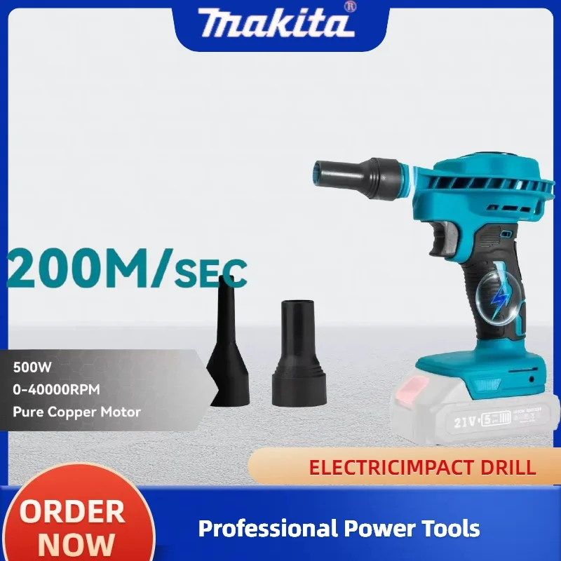 

Makita Portable Dust Machine 2 IN 1 Electric Air Dust Collector Blower Dust Machine Rechargeable Batter