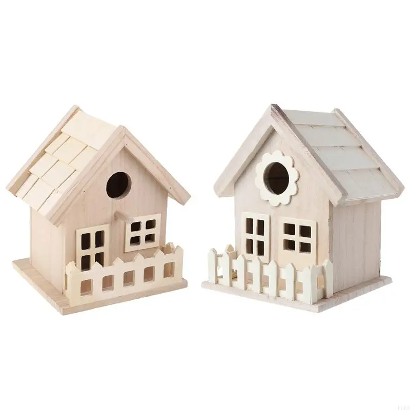 F68D para creatividad casa madera madera Caza reproducción jaula alimentación del nido del nido del del