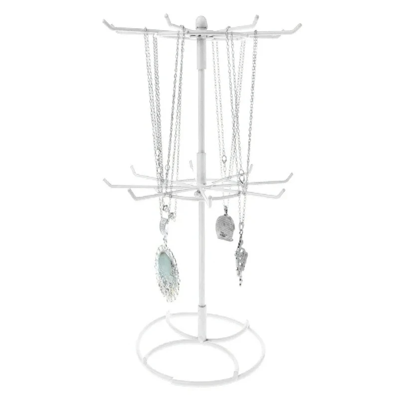 Double Layered Jewelry Rack,Earring,Necklace,Bracelet Display Rack, Bracelet Storage Rack, Desktop Storage, Valentine's Day Gift image 5