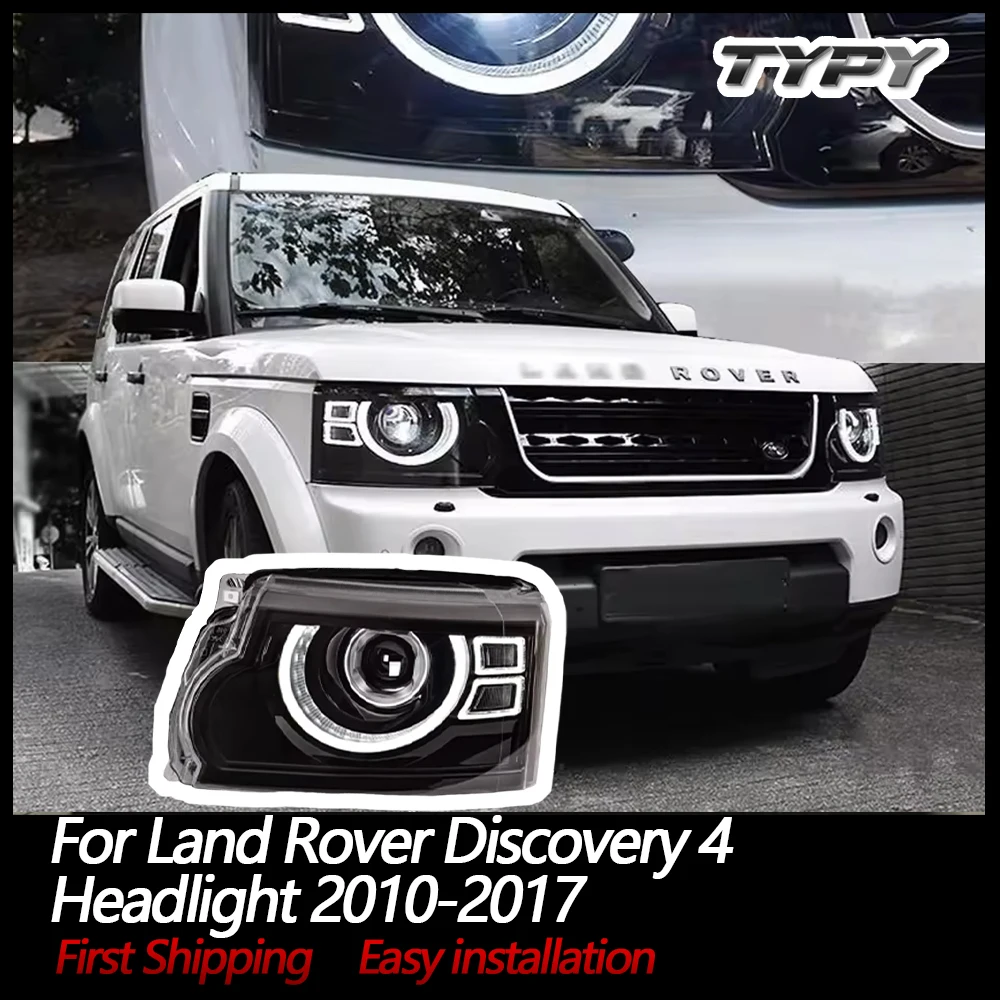 

Автомобильные фары TYPY для Land Rover Discovery 4, фары 2010-2017, светодиодные фары для проектора, указатели поворота, Стайлинг автомобиля, автозапчасти