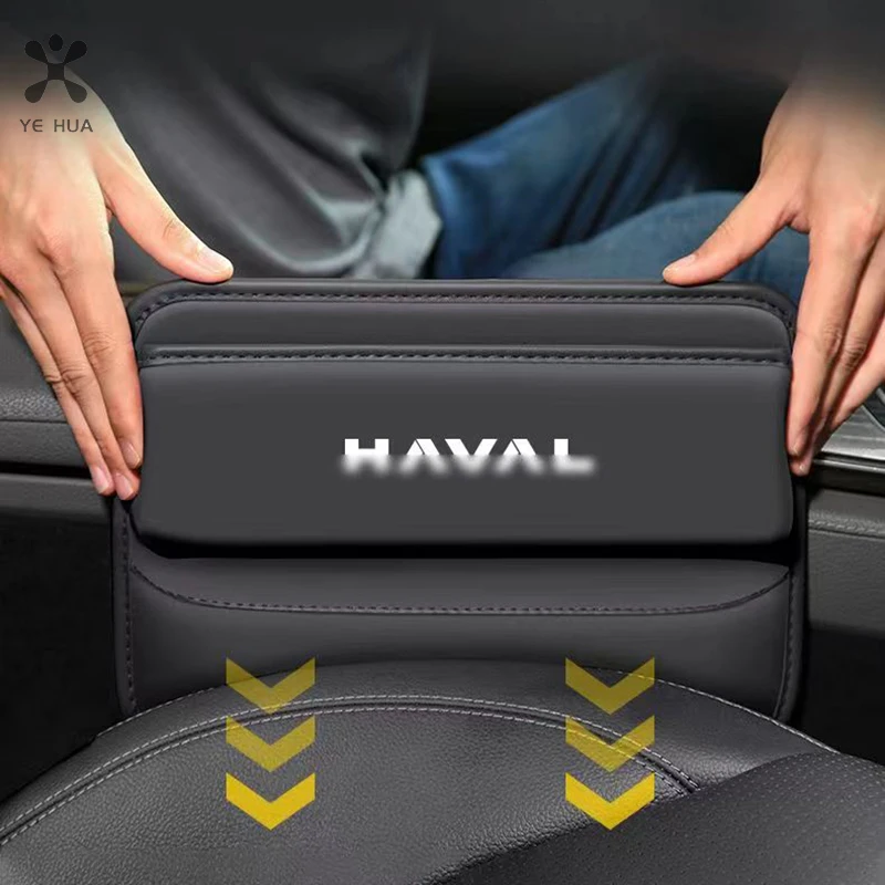 For GMW Great Wall Haval H5 II 2023 2024 Car Seat Crevice Slot Storage Box Built-in Multi-Functional Bag New Font Accessories