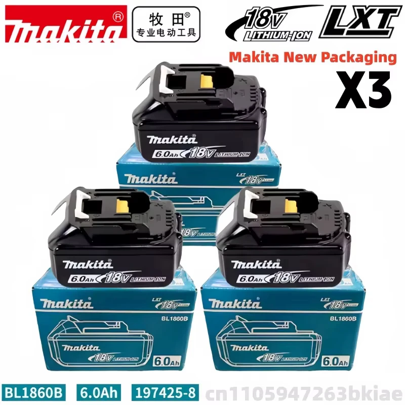 

Оригинальный аккумулятор Makita 18В 6Ач/5Ач/3Ач для Makita ​ BDF453RHE, BDF453SHE, BDF453Z, BDF454F, Сменная литиевая батарея