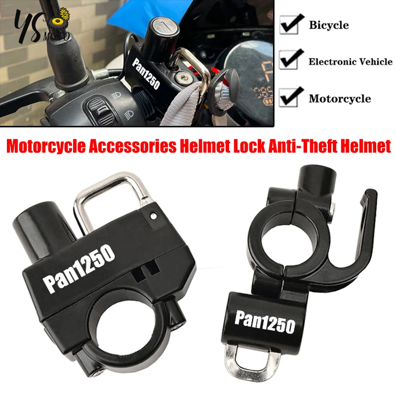 2024 Fit For Harley Pan America ADV 1250 PA1250 PAN1250 PANAMERICA Special High quality Motorcycle Helmet Lock Anti-Theft Helmet