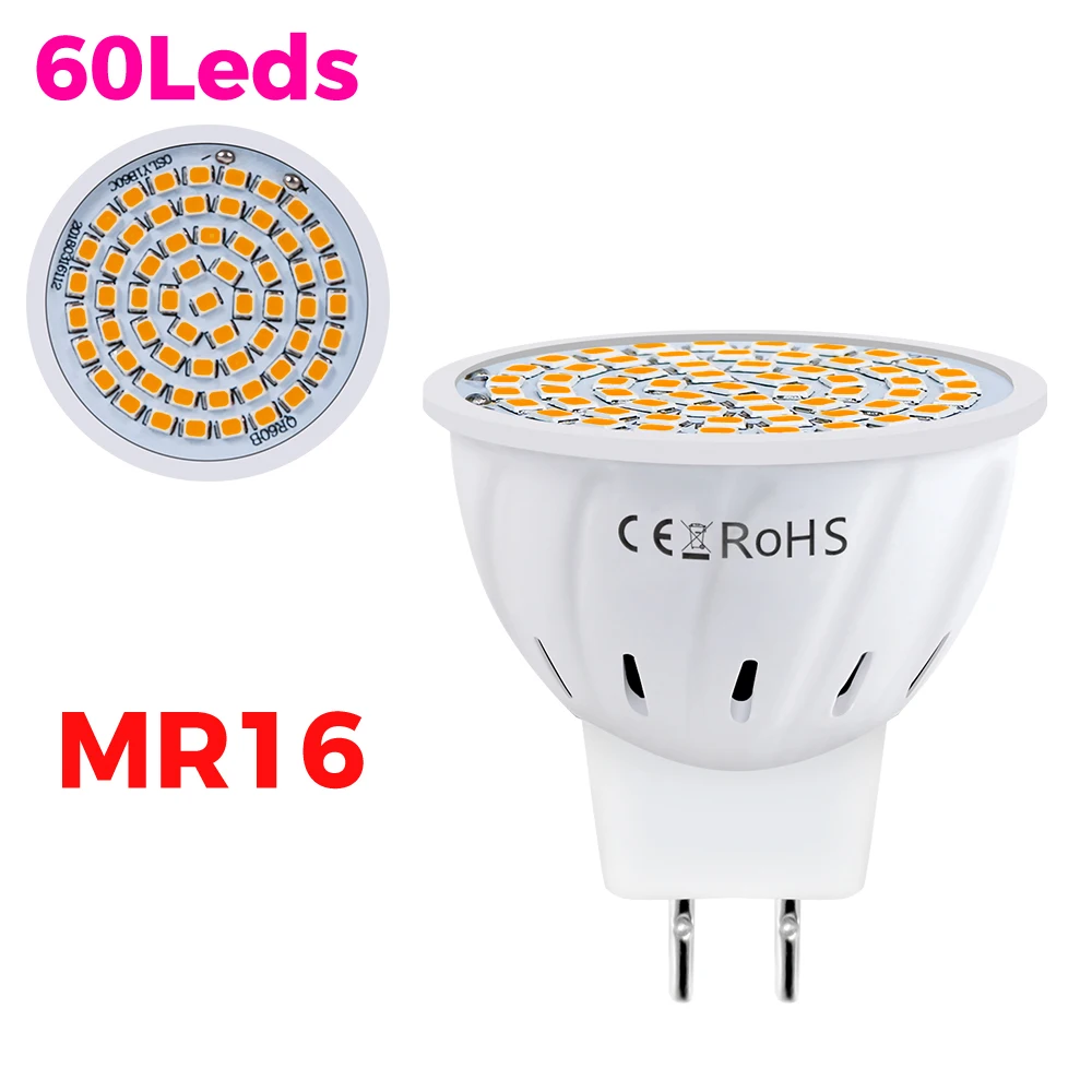 E27/E26 Led Spotlamp Gu10 Downlight Inbouw Lampen Mr16 Maïslamp E14 Daglicht B22 Kaars Gu5.3 Decoratie Spot Licht 220V