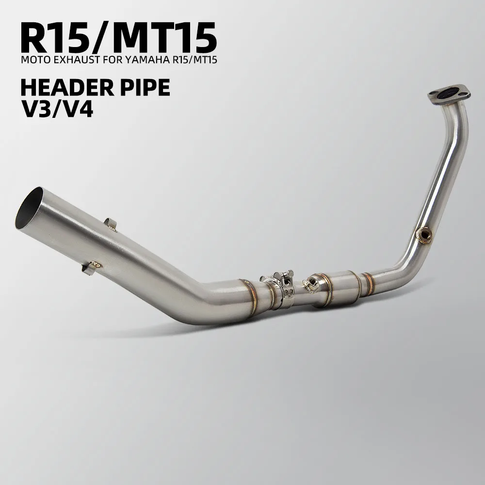 MT15 Exhaust Manifold For Yamaha YZF-R15 MT-15 XSR155 2017-2026 R125 MT125 XSR125 2019-2026 Motorcycle Exhausts 51MM Header Tube