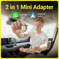Latest 2025 CarPlay Android Auto Wireless Adapter USB Dongle Car Mini Box USB Dongle Mini Plug&Play Universal Fit 99% Vihicle
