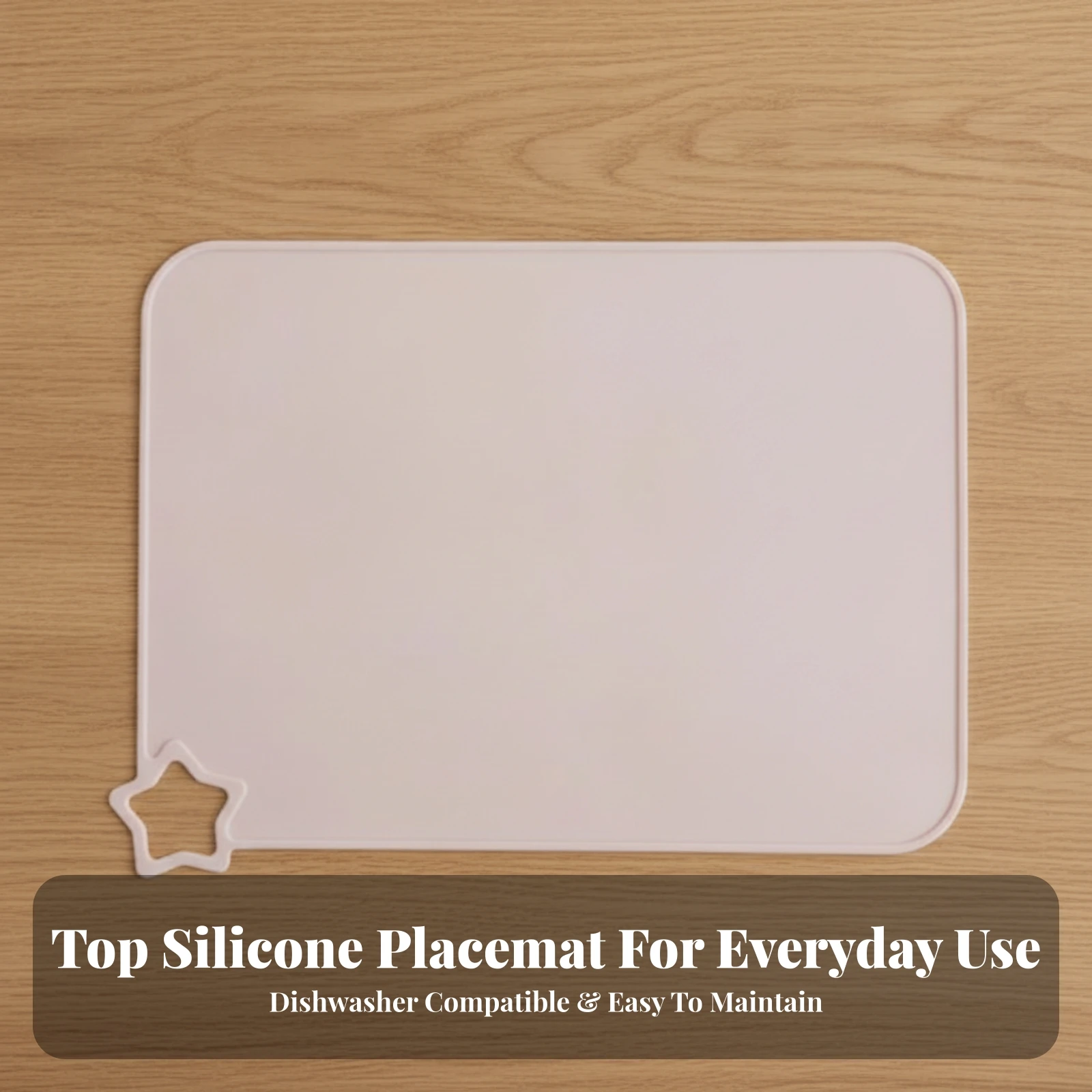 Silicone Baby Feeding Mat BPA-without Silicone Placemat Placemat with Raised Edge Food-Grade Leakproof for Toddlers