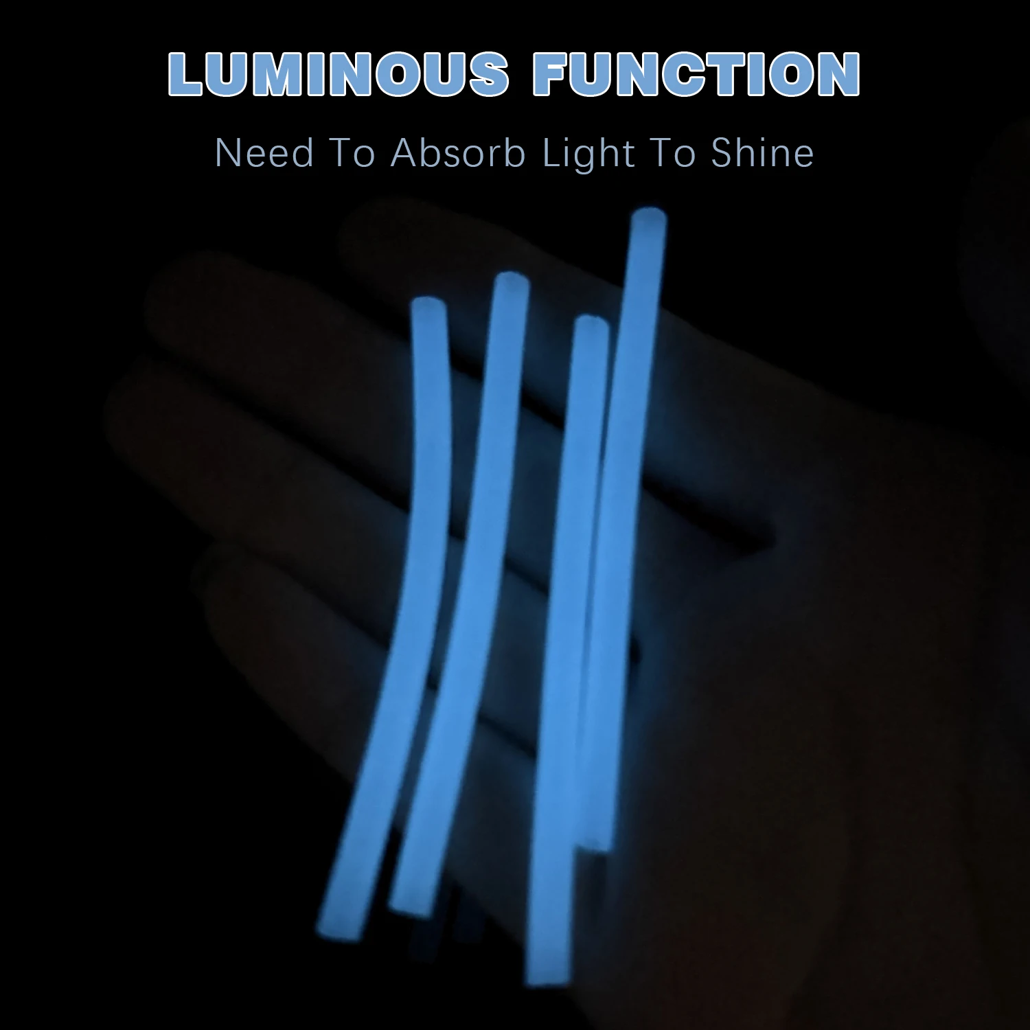 MNFT 7 سنتيمتر/12 سنتيمتر/16 سنتيمتر لينة مضيئة سيليكون أنبوب إغراء ليلة الصيد وخط الصيد تلاعب #3