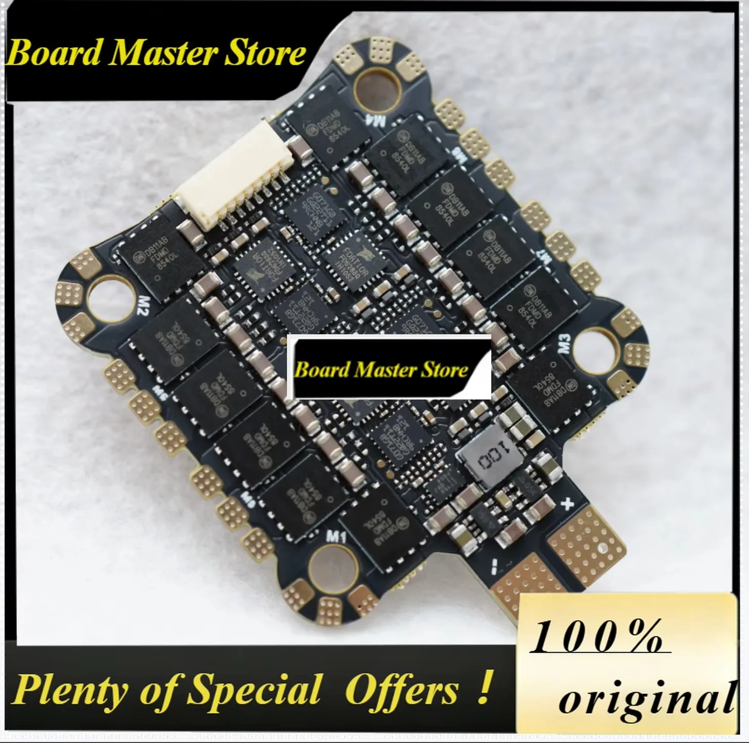 BoMaSNeutronrc 8in1 50a Dshot1200 Esc 2-8s 8 In 1 30.5mm Hole Distance Electronic Speed Controller For X8 Frame