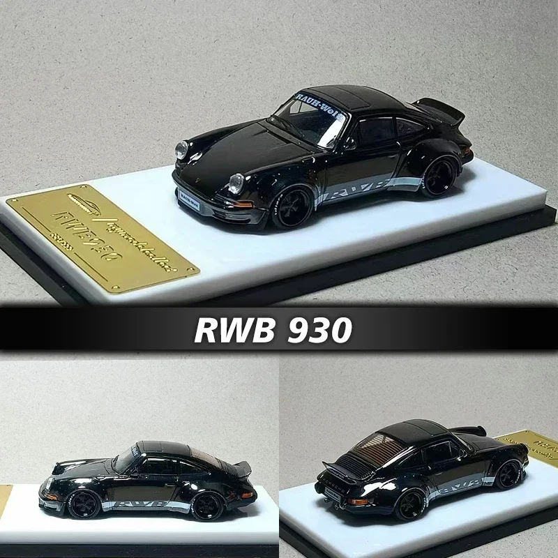 

MC In Stock 1:64 RWB 930 Duck Wing Diecast Diorama Car Model Collection Miniature Toys