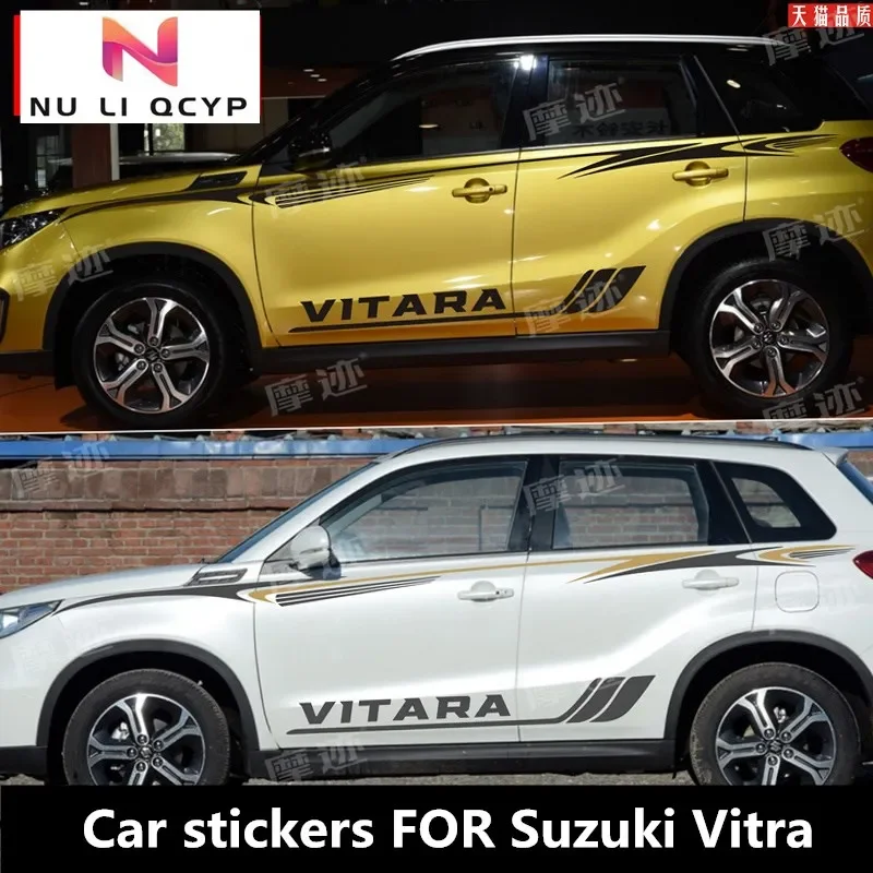 

Автомобильные наклейки для Suzuki Vitra, украшение для внешнего вида кузова, персонализированная модная спортивная виниловая пленка на заказ