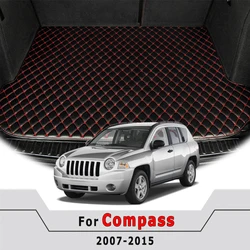 Car Trunk Mats For Jeep Compass 2007 2008 2009 2010 2011 2012 2013 2014 2015 Covers Cargo Liner Carpet Auto Interior Accessories