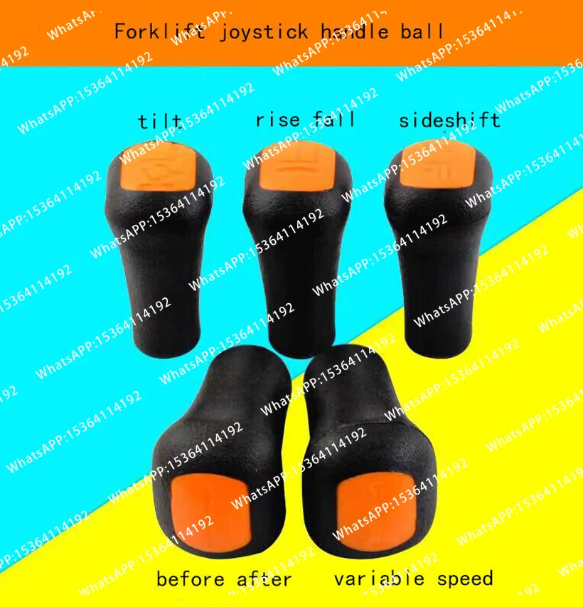 8PCS/Set Forklift Tilt Joystick Handball Forklift Lift/Lift Handle Head Forklift Shift Ball HandleSilk Tooth M10*1.5