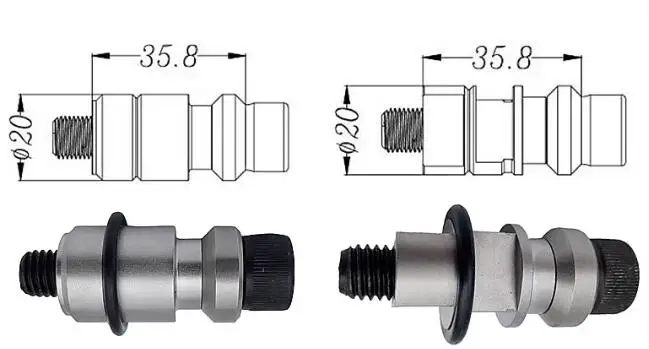 ER-051381,Manual spigot,Automatic spigot,for Spark machine,locking lever,CNC pull nail,Replacment for EROWA,Alternative ER parts