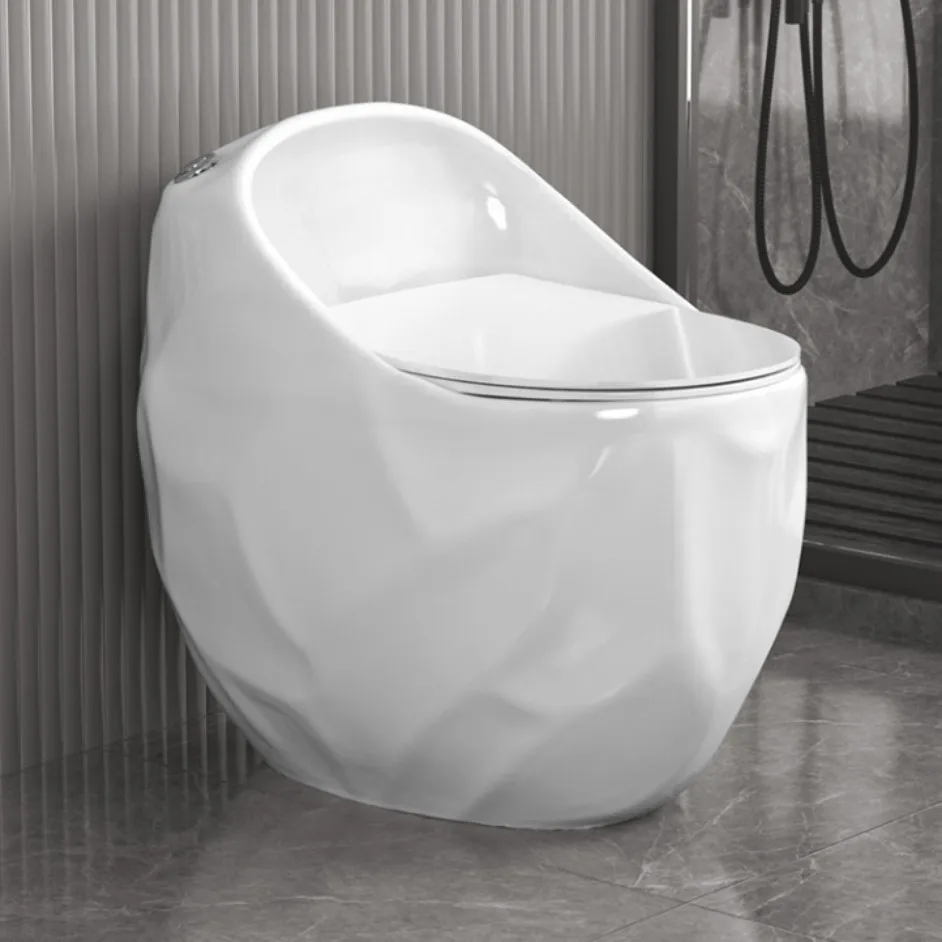 

Modern High Quality One Piece Ceramic Siphonic Toilet Multi Color -Shaped s Trap Bathroom WC for Hotel