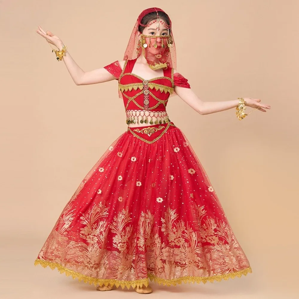 

Performance Dress Jasmine Princess Dress Cosplay Children's Children's Children's Children's Children's Day Dress