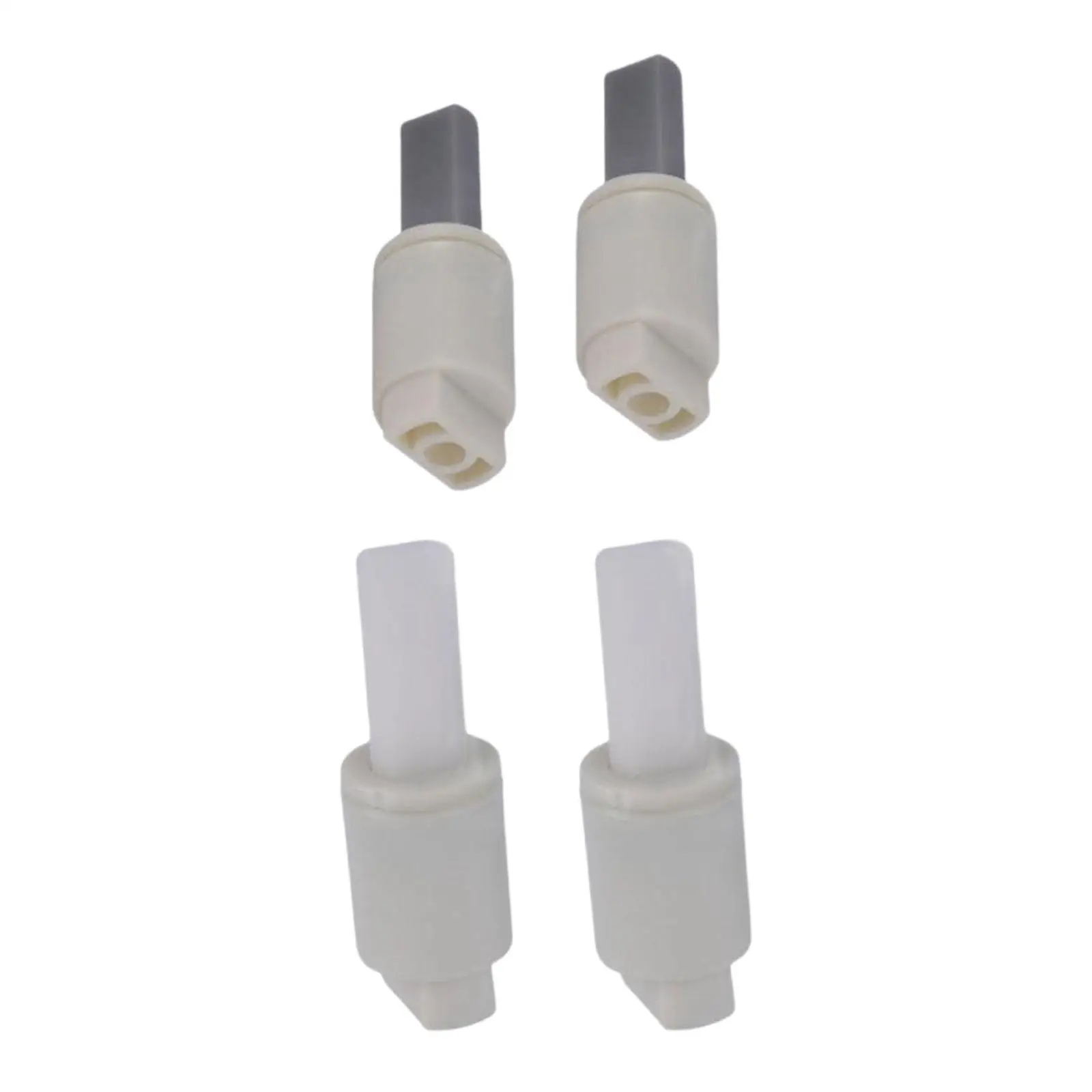 Soft Close Toilet Swivel Damper Hinge Noise Reduce Component Plastic Lid Buffer for Replacement and Bathroom Repair