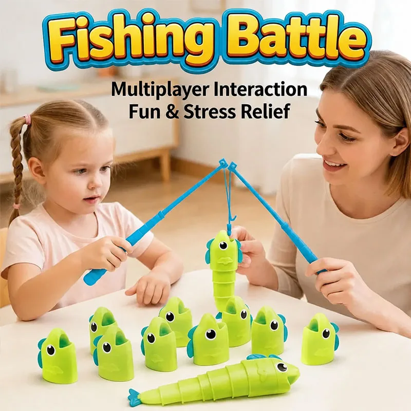 knyysecq-brinquedo-de-pesca-telescopico-desktop-game-fishing-master-brinquedo-interativo-pais-e-filhos-com-varredor-telescopico-longo-e-curto