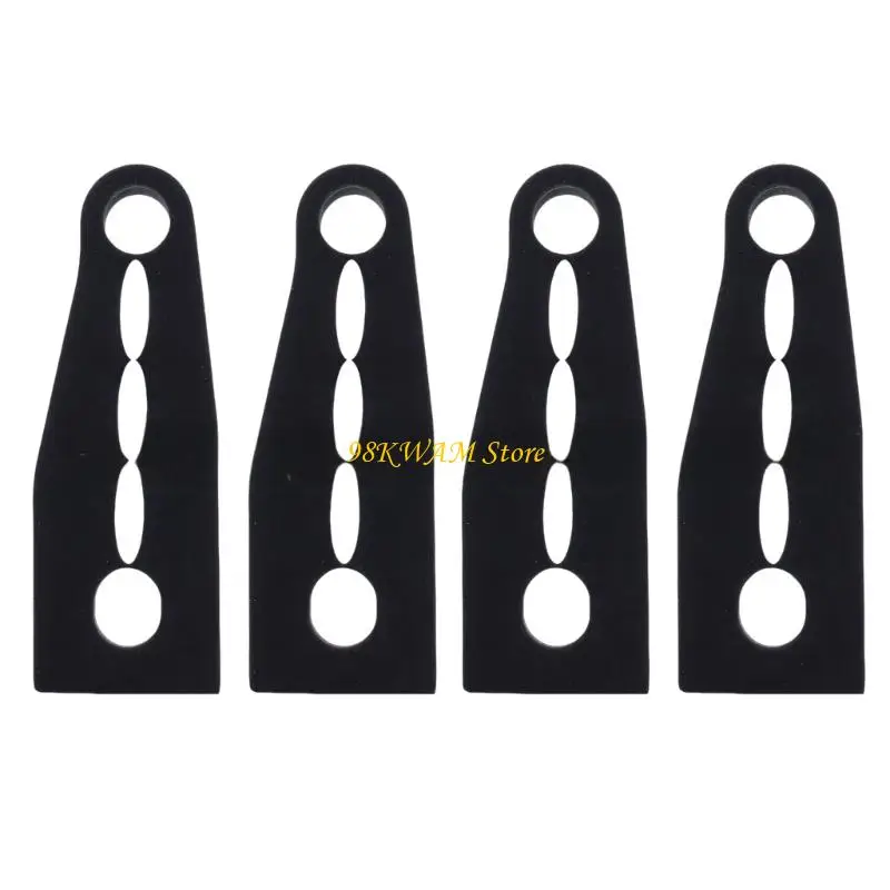 

Pack Of 4 Universal Car Door Latches Bumper Pads Cushion Black Rubber Shock Absorption For Smooth Closing And Noise 68UF