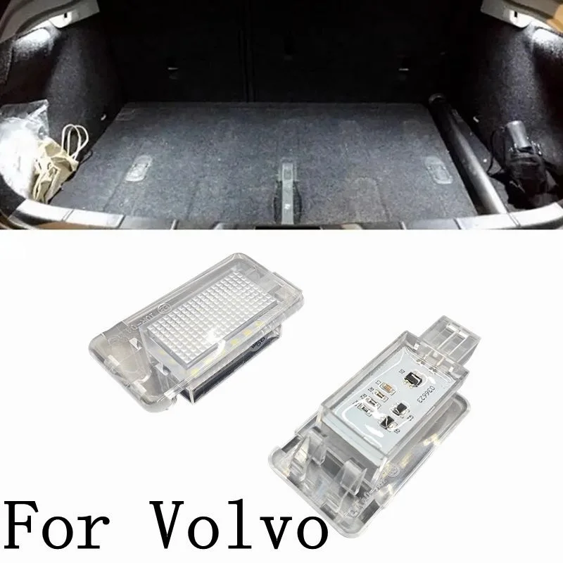 

2pcs LED Trunk Lamp For Volvo S60 XC90 V70 V50 S40 S80 C30 XC70 C70 Car Luggage Compartment Light 30754448 9151431
