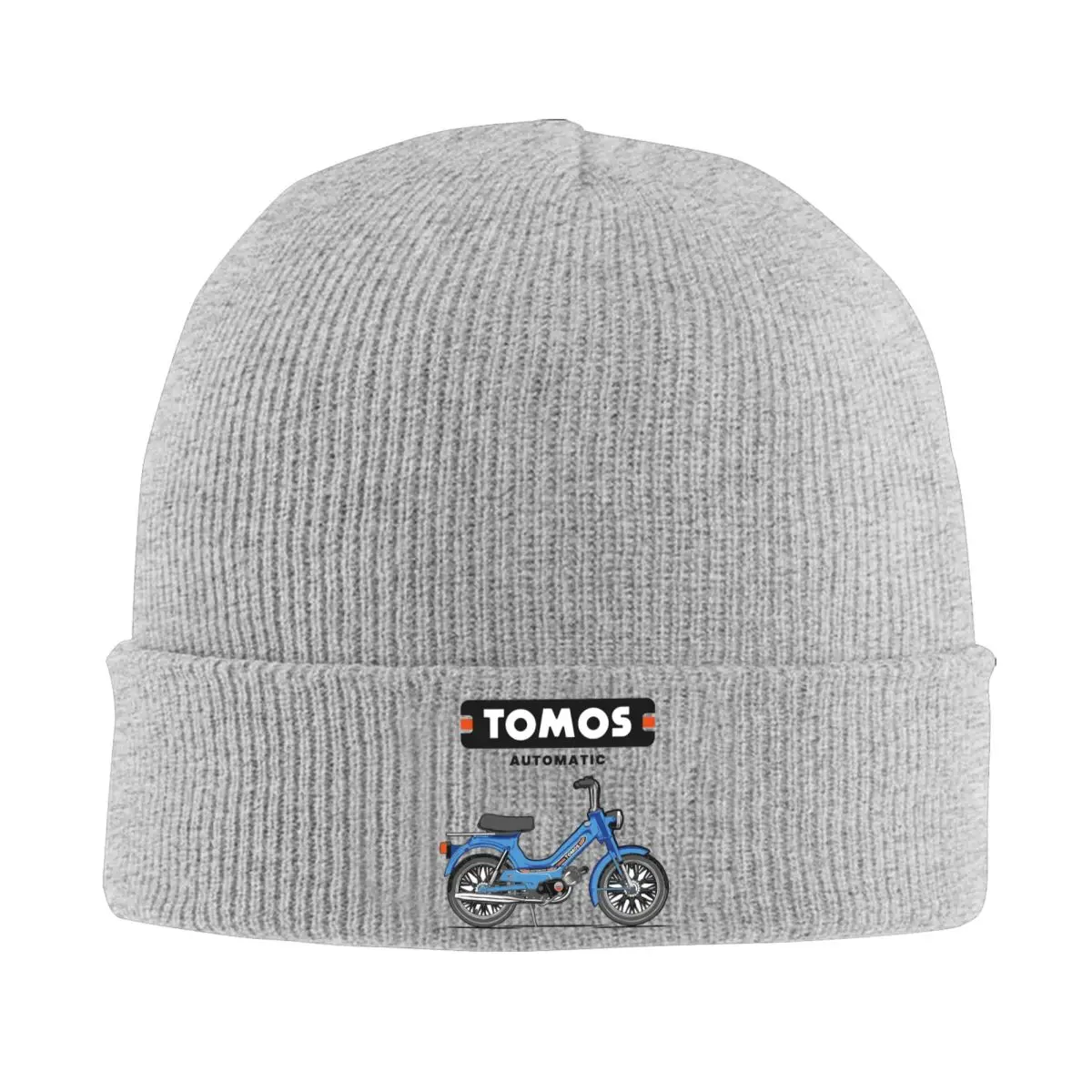 Tomos Automatic - Blue Warm Knitted Cap Hip Hop Bonnet Hat Autumn Winter Outdoor Beanies Hats for Men Women Adult