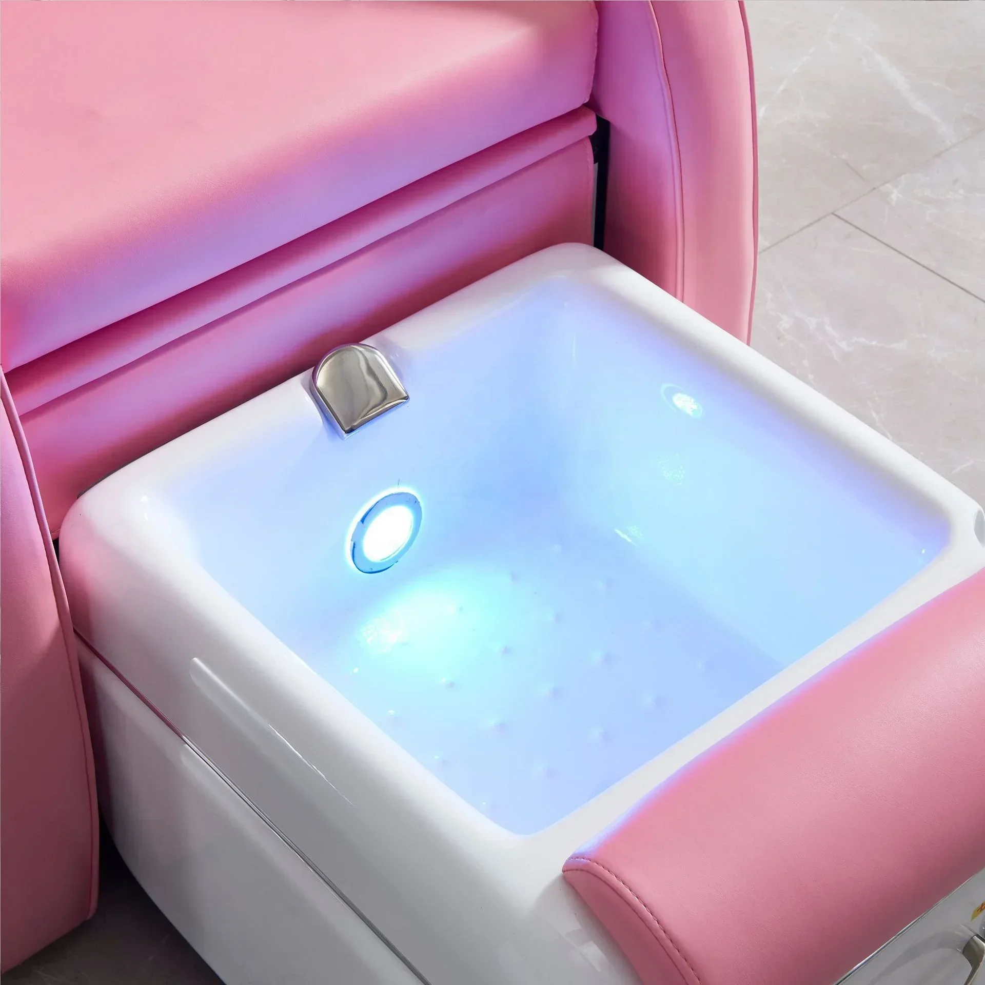 prodotto sanitario pedicure poltrona spa per piedi colore ROSA