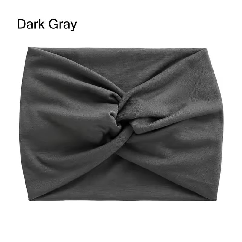 Hair Accessories Twisted Extra Large Thick Wide Headbands Turban Workout Headband Head Wraps for Women - Image 20