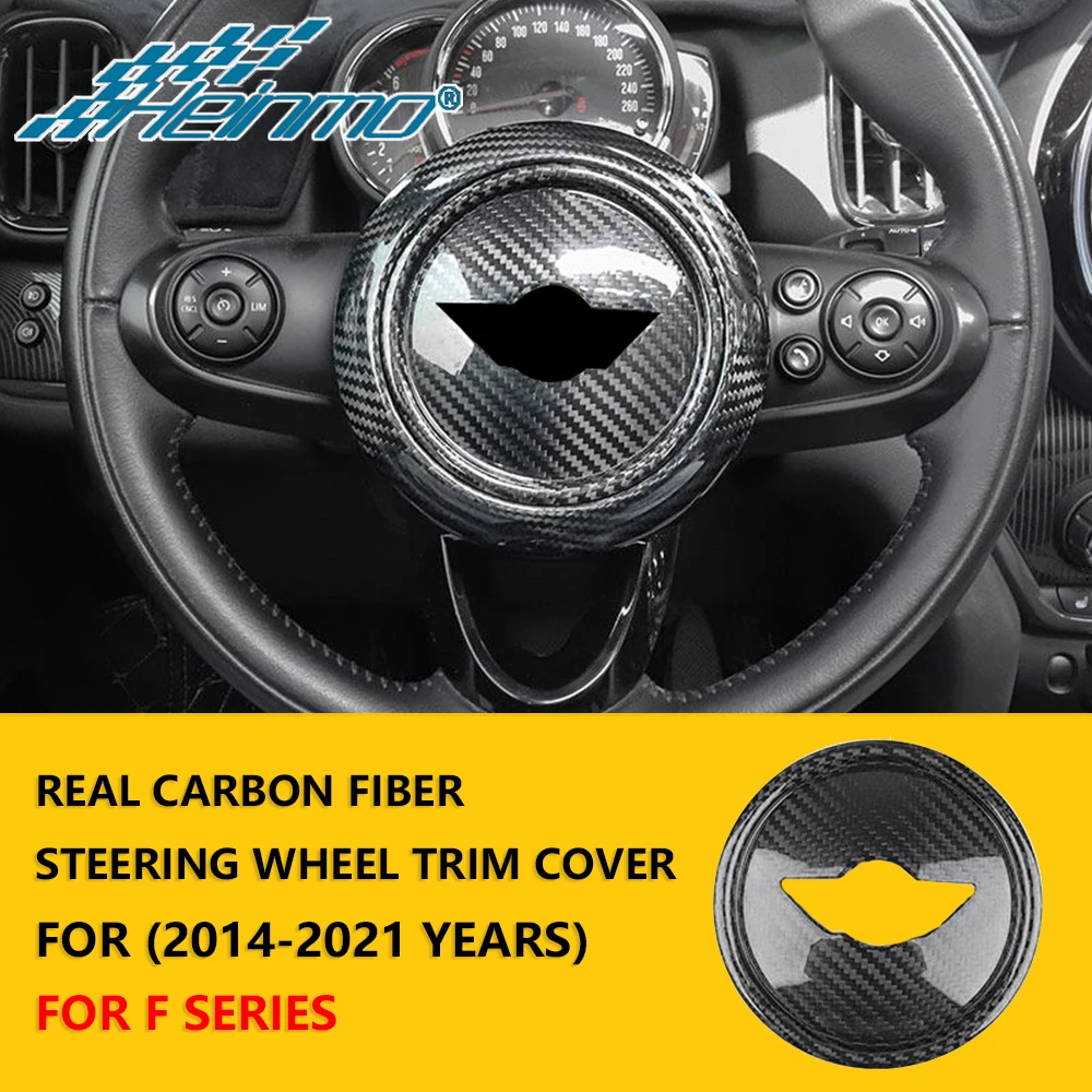

For MINI Cooper F55 F56 F57 Countryman F60 F54 Car Steering Wheel Center Cover Panel Styling Sticker Car Interior Accessories